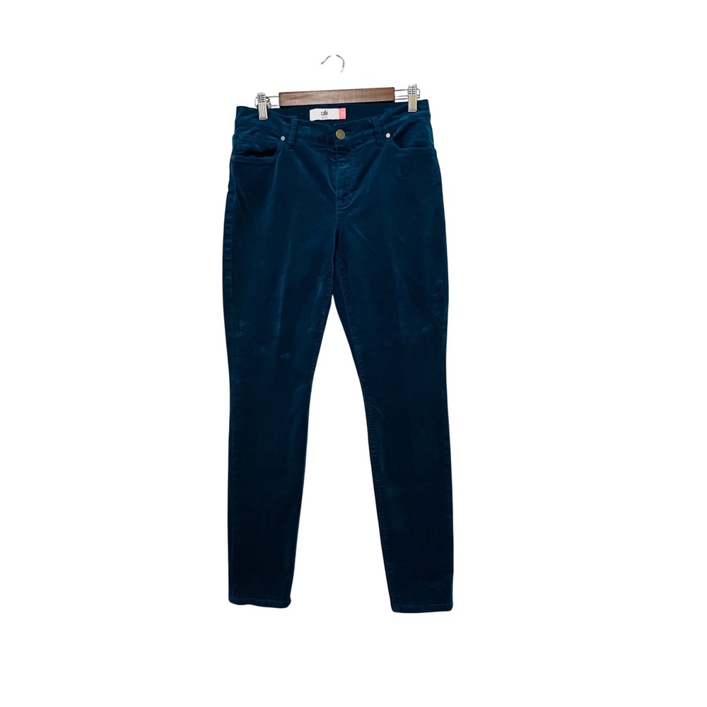 Cabi High Skinny Jeans Teal Corduroy Pants Style 4137 Womens Size 6